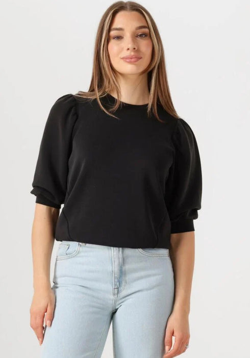 Selected Femme Tenny 3/4 sweat top black